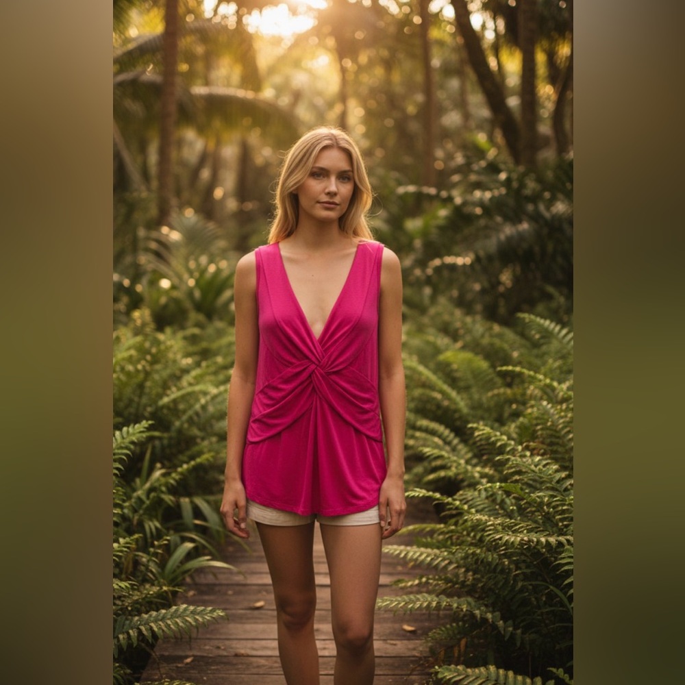 Cable & Gauge sleeveless top